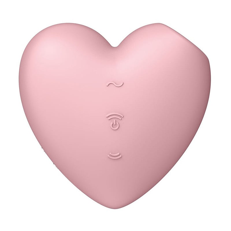 Вібратор Satisfyer Cutie Heart Air Pulse Stimulator + Vibrator рожевий, 1 шт